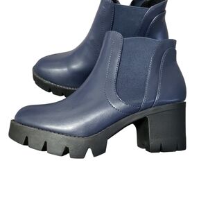 Women's Navy Ankle Boots